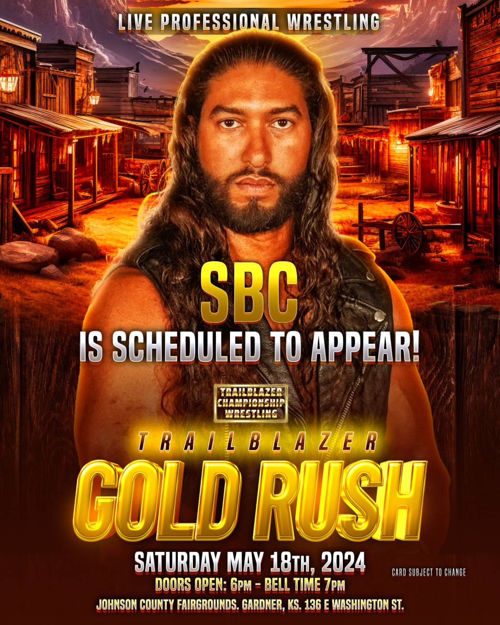 Announcement: Trailblazer Gold Rush – SBC is Scheduled to Appear